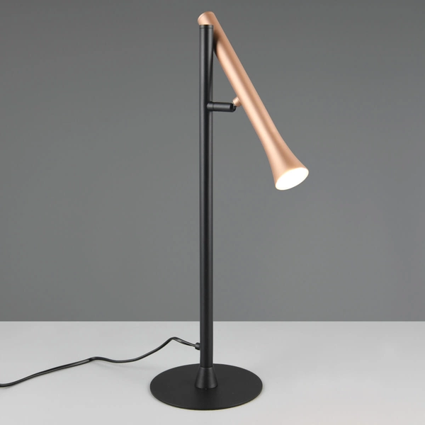 Stołowa lampka nocna FIATO 552010165 LED 3W 2300-4000K miedziana czarny