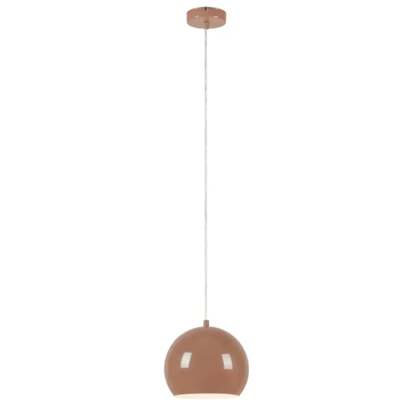Wisząca lampa nad wyspę Pop 108990 lakierowana kula brązowy