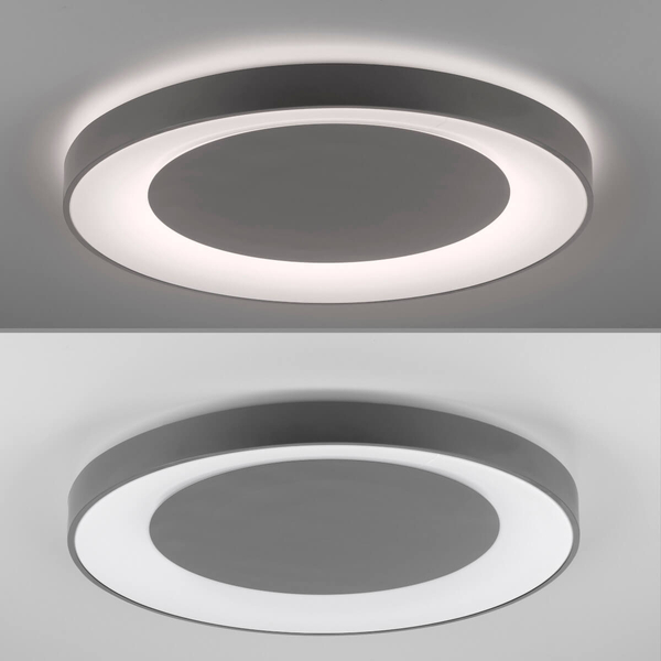 Lampa sypialniana sufitowa Anika 14327-18 LED 60W 2700-5000K szary