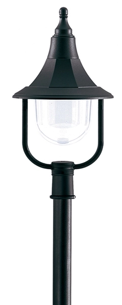 Ledowa latarnia stojąca zewnętrzna SHANNON-PILLAR Elstead 100W czarna