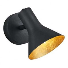 Kinkiet LAMPA ścienna NINA R80161002 RL Light industrialna OPRAWA metalowa loft czarna złota