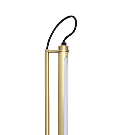 Ścienna LAMPA tuba LEVINGTON WL-1154-1-GD Italux kinkiet OPRAWA metalowa LED 15W 3000K industrialna złota