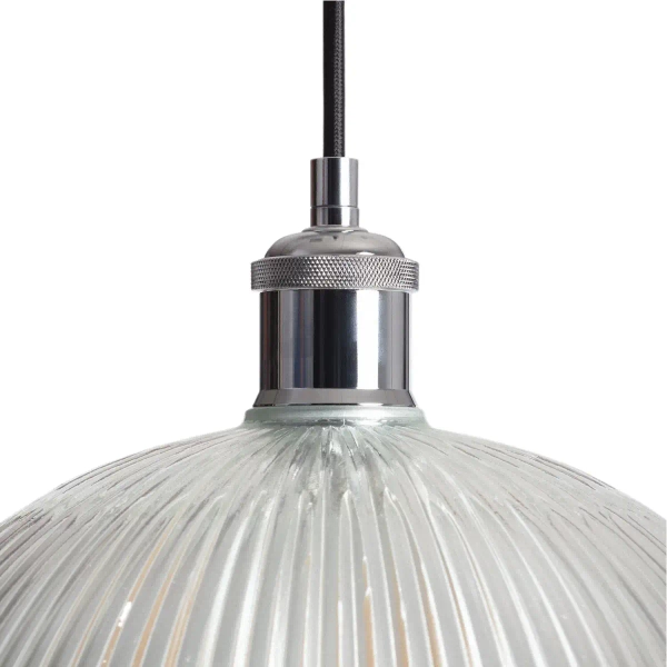 Kopułowa lampa wisząca Pigali ABR-LWS-PIT szklana do jadalni przezroczysta