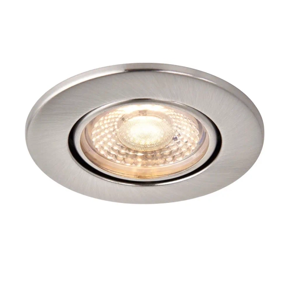 Okrągła lampa sufitowa SHIELD 108296 LED 5W 3000-6000K oczko nikiel