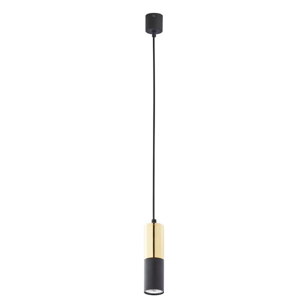 Wisząca lampa punktowa Elit 4366 TK Lighting tubka czarna złota