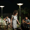 Stojąca LAMPA zewnętrzna POPPY 6910802335 Lutec ogrodowa OPRAWA słupek LED 8W 3000K outdoor IP54 szary zielony