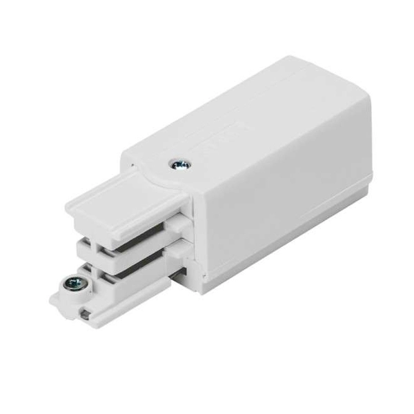 Lewe zasilanie 8106 Shilo do 3-fazowego szynoprzewodu białe