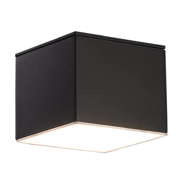 Natynkowa LAMPA sufitowa SUWA 1175 Shilo metalowa OPRAWA kwadratowa downlight kostka cube czarna