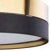 Lampa sufitowa loftowa Hilton 4345 TK Lighting okrągła czarna złota