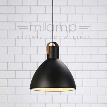 LAMPA wisząca EAGLE 106550 Markslojd metalowa OPRAWA zwis kopuła czarna
