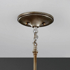 Wisząca lampa kryształowa Lucia FE-LUCIA-P-D tubka glamour srebrna