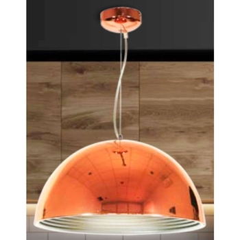Lampa wisząca AMALFI 31-26392 metalowa industrialny zwis kopuła miedź