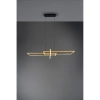 Wisząca lampa SALINAS 320310308 czarna złota LED 34W 3000K 150cm