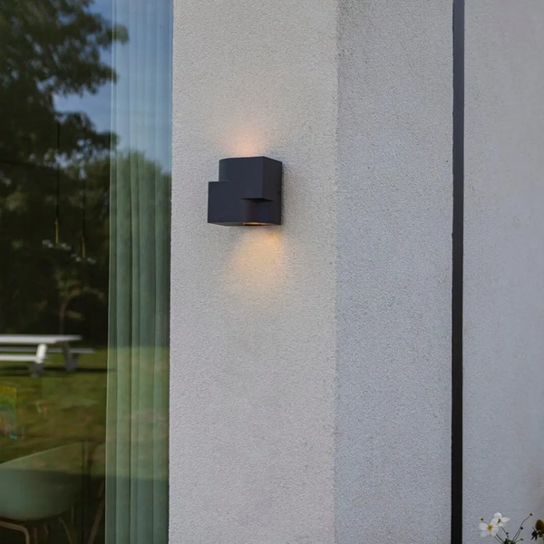 Kinkiet elewacyjny MARBO 5288001118 Lutec IP44 góra-dół zewnętrzny szary