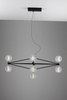 Lampa wisząca BOYA LE42738 LED 42W 3200K z funkcją ściemniania czarna