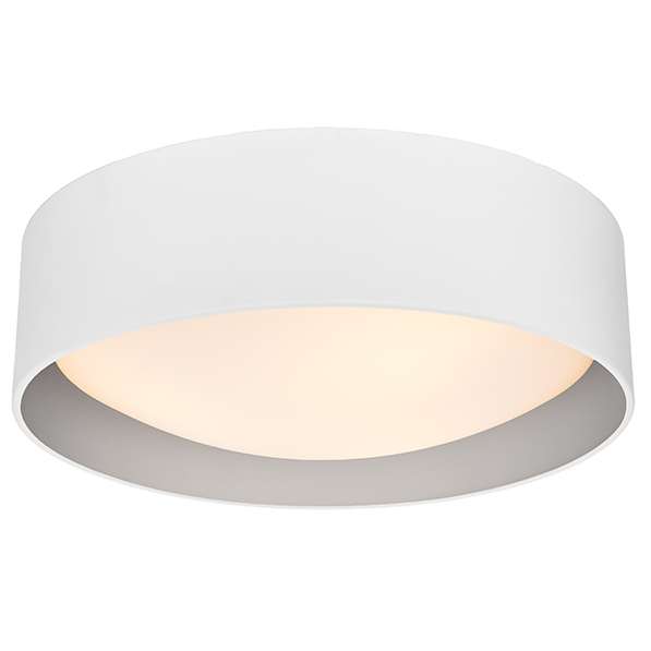 Plafon LAMPA sufitowa VERO 30446302 Kaspa okrągła OPRAWA metalowa biała