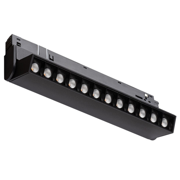 Oprawa liniowa szyn magnetycznych 1-fazowych Focus 10646 Nowodvorski LED 9W 4000K czarna
