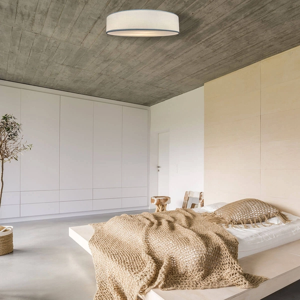 Okrągły plafon Alto LP-81008/3C WH Light Prestige abażurowy biały