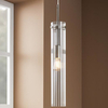 Loftowa LAMPA wisząca TUBO 108112 Markslojd szklana OPRAWA tuba zwis stal przezroczysty