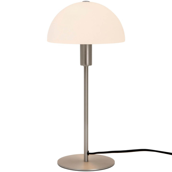 Sypialniana lampka nocna Ellen 2112305032 grzybek srebrny biały