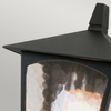 Minimalistyczny kinkiet ścienny York BL15-BLACK Elstead na taras lampion czarny