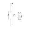 Ścienna lampa ARUCAS czarna LE45882 1xLED 17W 2700-3000K ściemnialna