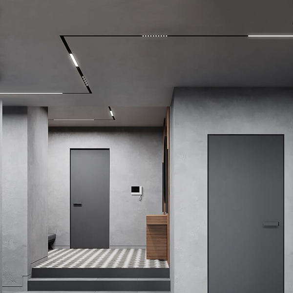 Szynowa oprawa Magneto Abigali LWQ-M05 LED 12W podłużna czarna 