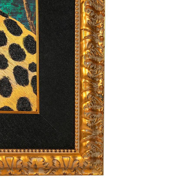 Obraz z perłami PEARLS LEOPARD KH1501100250 King Home lampart wielokolorowy