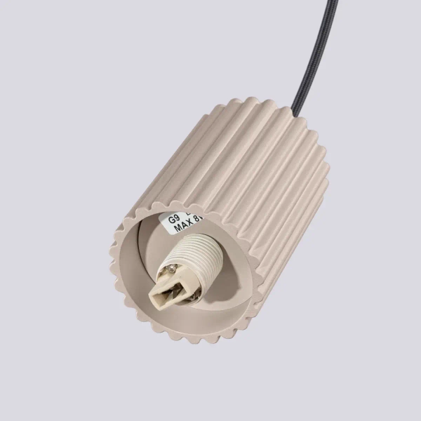 Potrójna lampa wisząca HALO SL.1745 ryflowana kaszmirowa