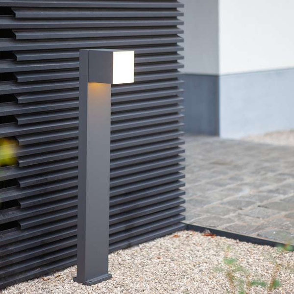Słupek ogrodowy CUBA 7193802118 regulowany LED 12W 3000K IP54 szara