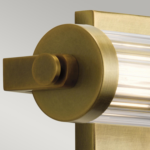 Kinkiet ścienny nad lustro Azores QN-AZORES2-NBR IP44 mosiądz