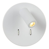 Przyścienna lampa BENTJER 79201/09/31 LED 6W+3W 3000K regulowana biały