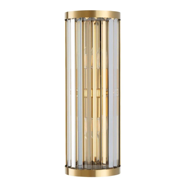 Lampa ścienna glamour EXELLENT ST-88022W przezroczysta złota