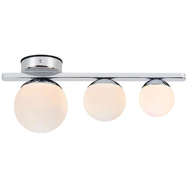 Kinkiet LAMPA ścienna PURO 108069 Markslojd łazienkowa OPRAWA szklane kule IP44 chrom białe