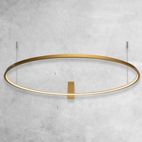 Podwieszana lampa Agari 1354 Shilo LED 76W 3000K pierścień złoty