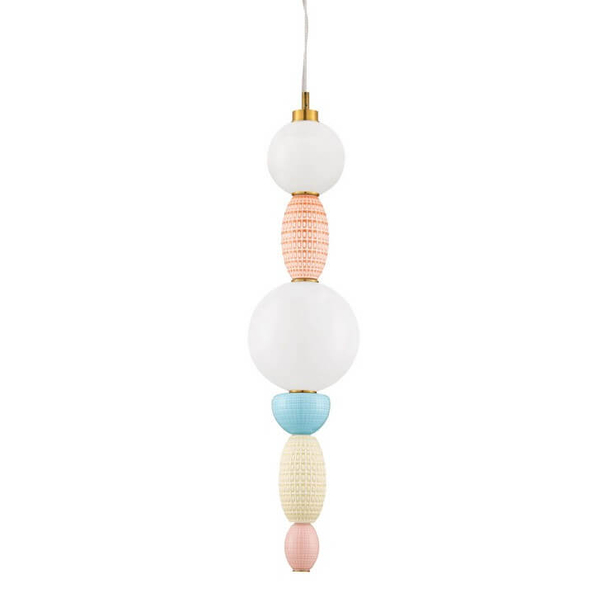 Lampa zwisająca do kuchni JOAQUIN LE44547 LED 23W 3000K balls multikolor