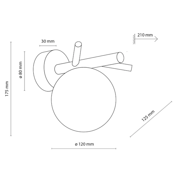 Kinkiet ścienny Sheron 5307 TK Lighting boho eko drewniany biały