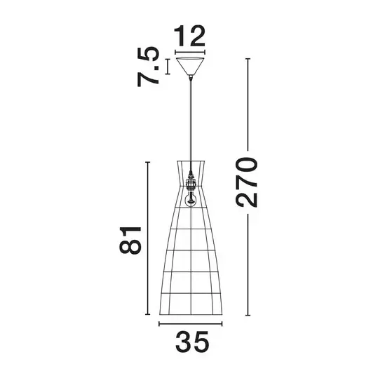 Wisząca lampa z ratanu nad stół GALIRIO LE45368 do jadalni biała