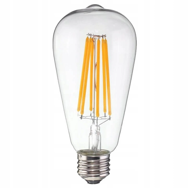 Ogrodowa iluminacja z żarówkami 20 LED 2,5m IP44 czarna ciepła