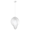 Lampa wisząca nad łóżko CHANCAY LE44597 jedwabna biała
