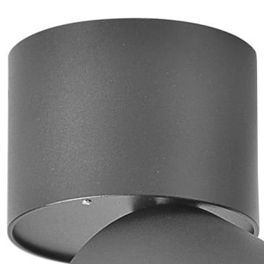 Kuchenny spot salonowy ASTRA 314079 ruchoma tuba sufitowa czarna