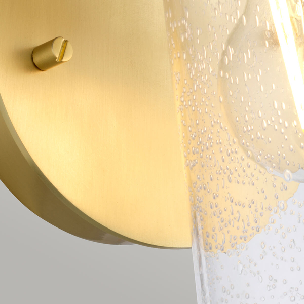 Lampa na ściane Braelyn QN-BRAELYN1-BB Quintiesse IP44 mosiądz