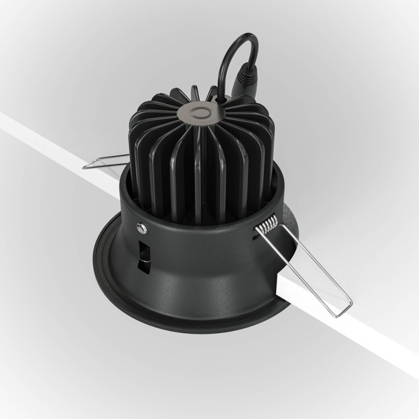 Lampa sufitowa Yin DL031-2-L12B LED 12W 3000K oczko czarne
