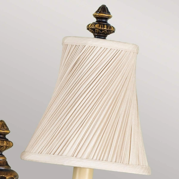 2-punktowy kinkiet ścienny FE-DRAWING-ROOM2 do holu brązowy