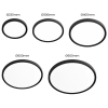 Plafon okrągły do łazienki MAQ ML0441 40W 3000-6500K IP40 czarny