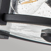 Sufitowa lampa zewnętrzna Merrill FE-MERRILL-F-BLK Feiss IP44 przezroczysta czarna