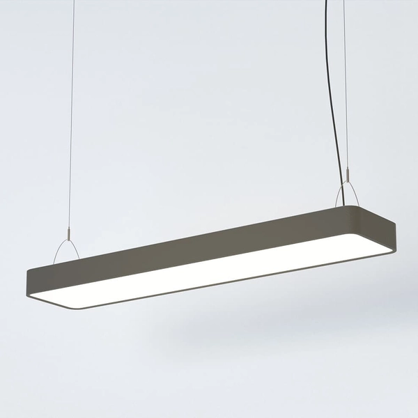 Jadalniana wisząca lampa Soft 7532 Nowodvorski prostokątna grafitowa