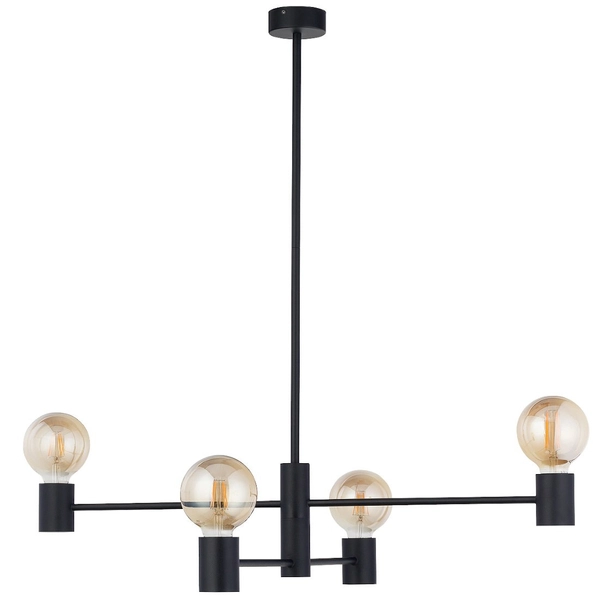 Wisząca LAMPA industrialna RADIUS 7931 Nowodvorski loftowa sufitowa sticks molekuły czarne
