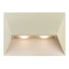 Metalowa lampa ścienna do ogrodu PONTIO 2218191008 IP54 piaskowy