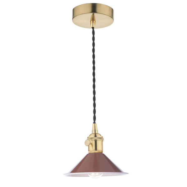 Lampa wisząca do salonu Hadano HAD0140-08 mosiądz ceglany